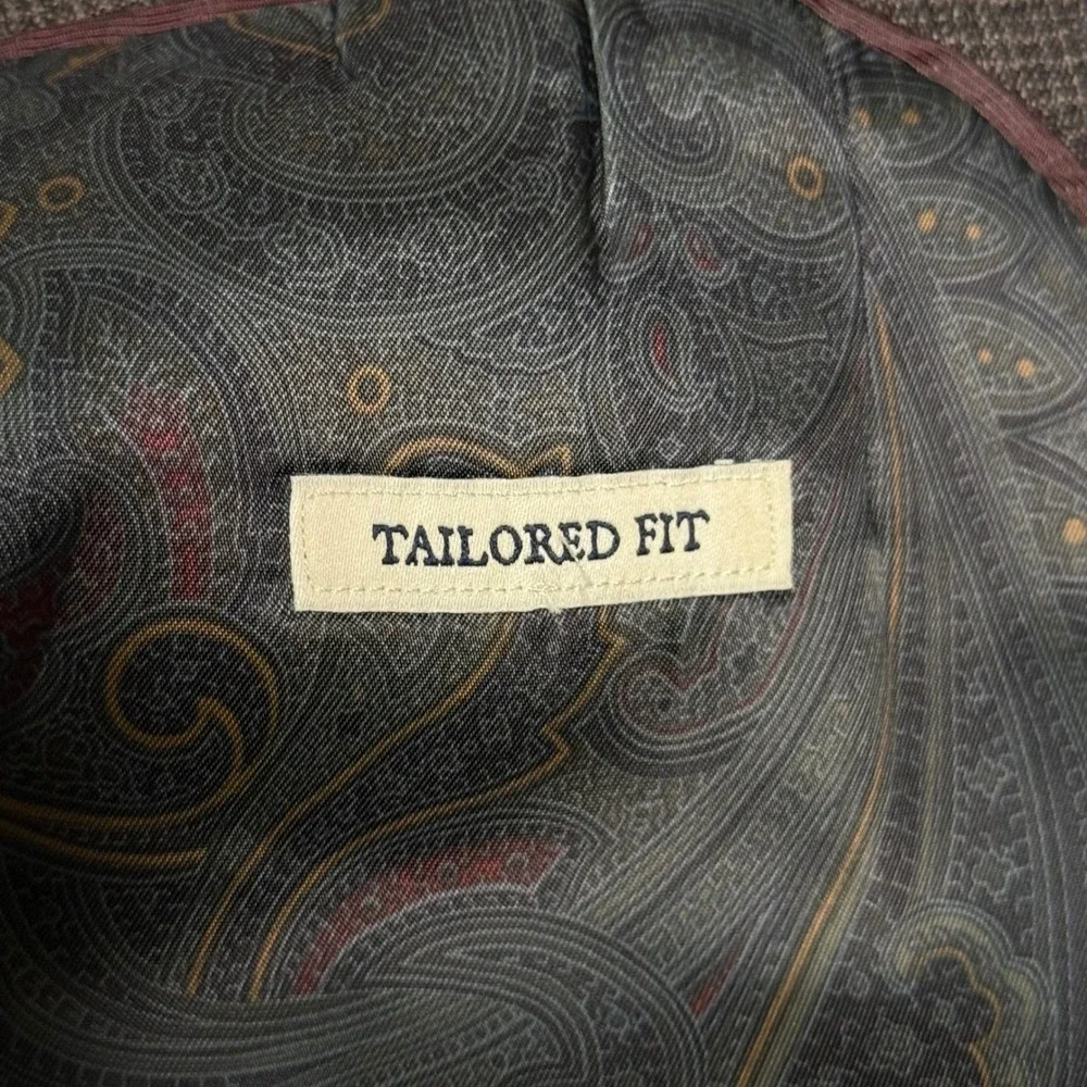 Jos. A. Bank 1905 Tailored Fit Brown 100% Wool Blazer Sport Coat Mens‎ 43 Long